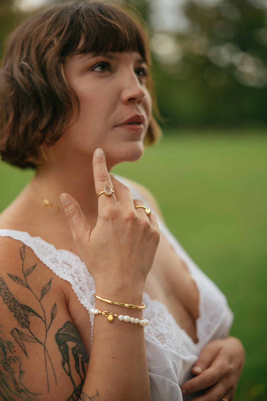 Desire Spell Ring with Rose Quartz