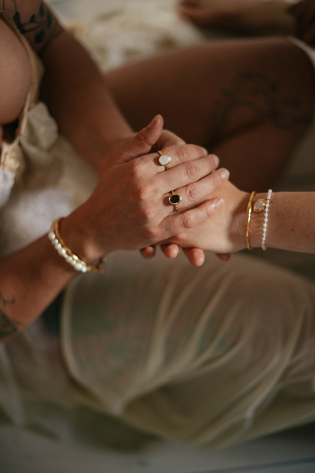 Desire Spell Ring with Garnet